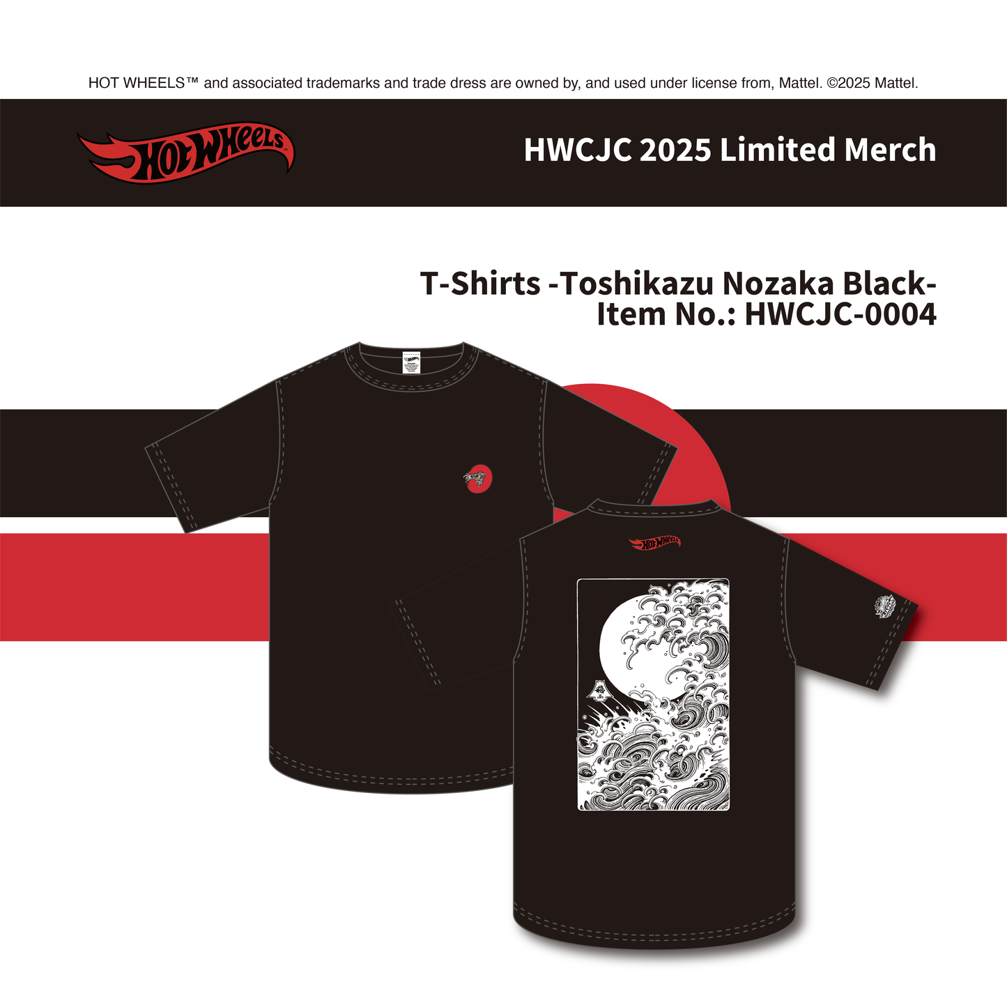 <数量限定>T-Shirts -Toshikazu Nozaka Black-