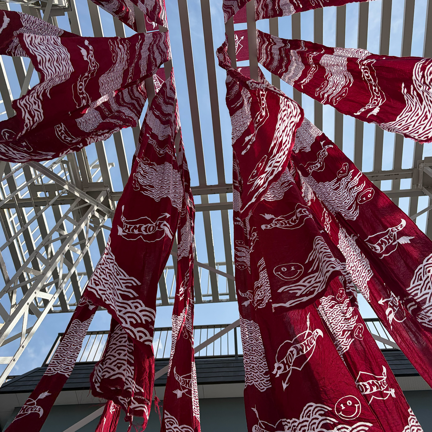 ＜数量限定＞Tenugui -HWCJC2026-Wisteria・Burgundy-