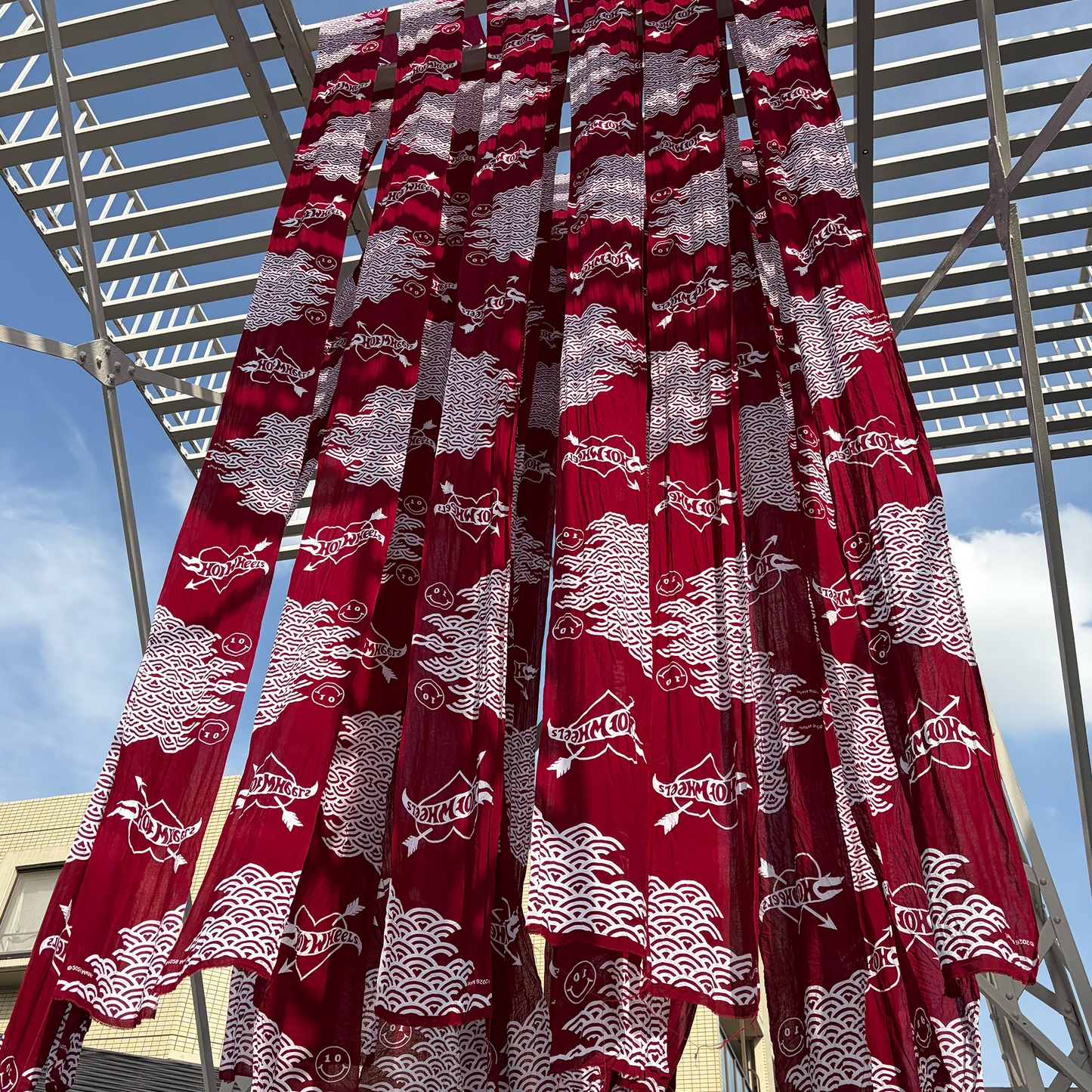 ＜数量限定＞Tenugui -HWCJC2026-Wisteria・Burgundy-