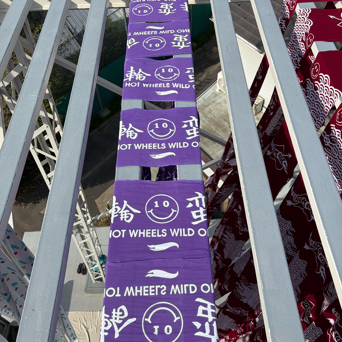 ＜数量限定＞Tenugui -HWCJC2026-Wisteria・Burgundy-
