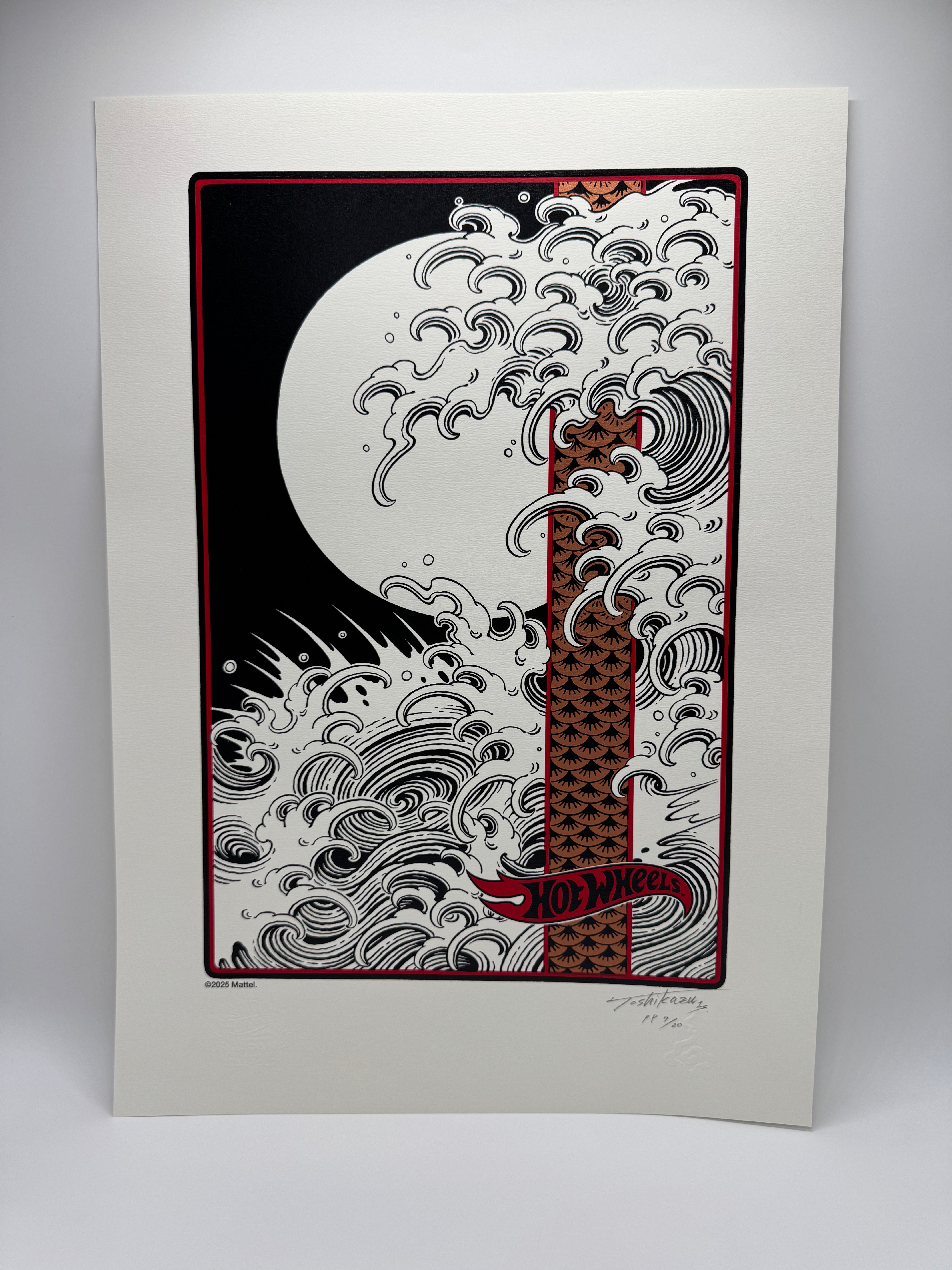 限定　Hot Wheels Toshikazu Nozaka 直筆サイン入り 数量限定＞Silkscreen-Poster -Toshikazu Nozaka- – Code3