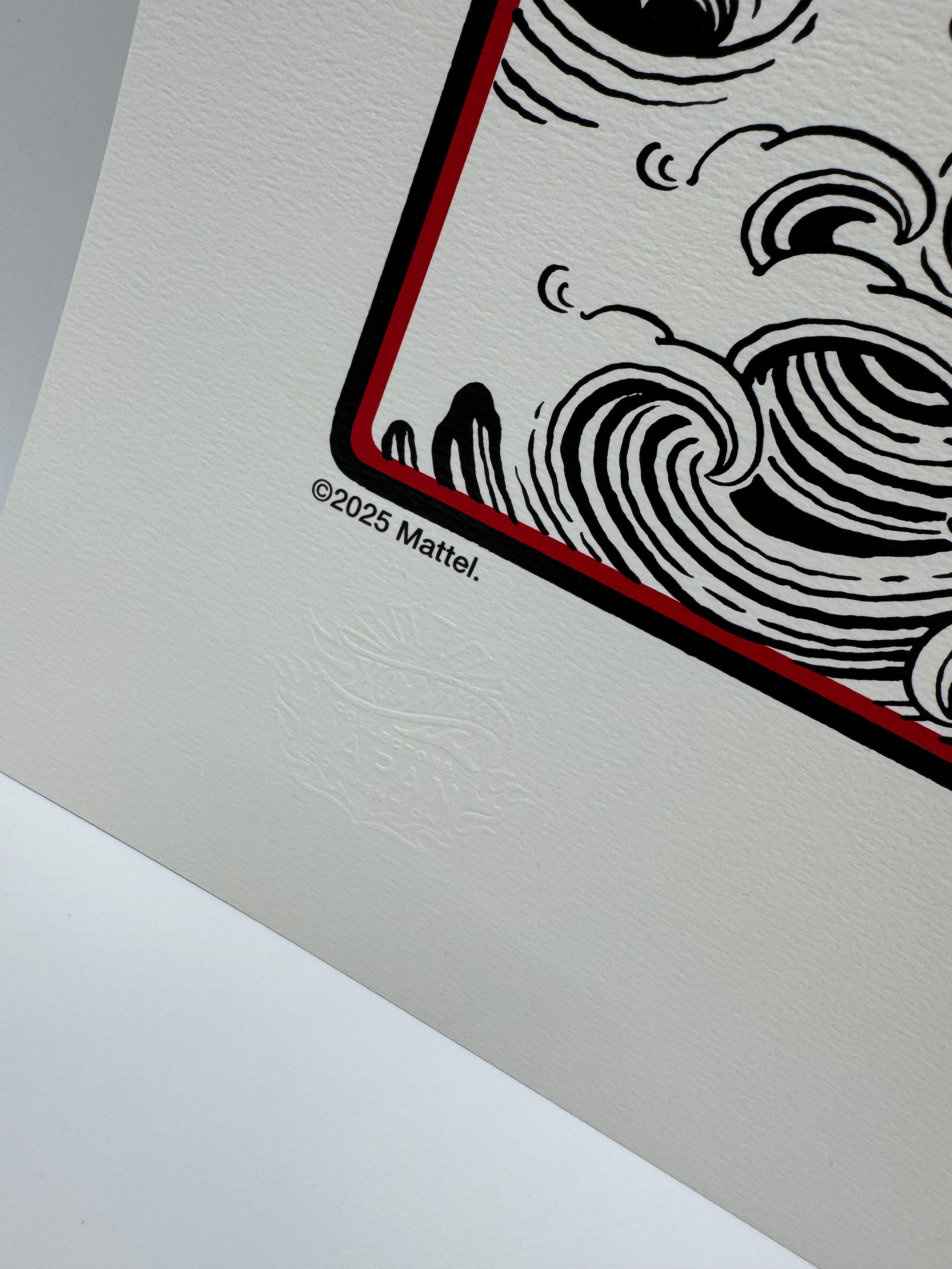限定　Hot Wheels Toshikazu Nozaka 直筆サイン入り 数量限定＞Silkscreen-Poster -Toshikazu Nozaka- – Code3